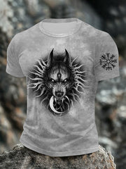 Bedrucktes T-Shirt für Herren Viking