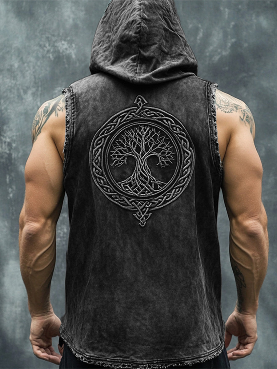 Herren Viking Kapuzen westen