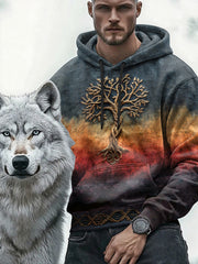 Kapuzen pullover für Herren Viking