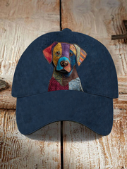 Vintage Patchwork Hunde mütze