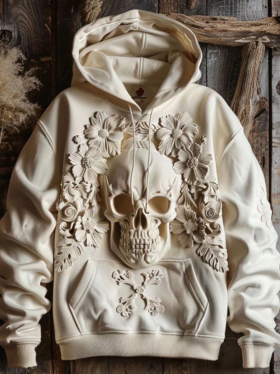Halloween-Skelette für Männer Übergroße Schulter-Hoodie