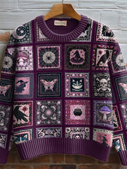 Damen Halloween Print Casual Top