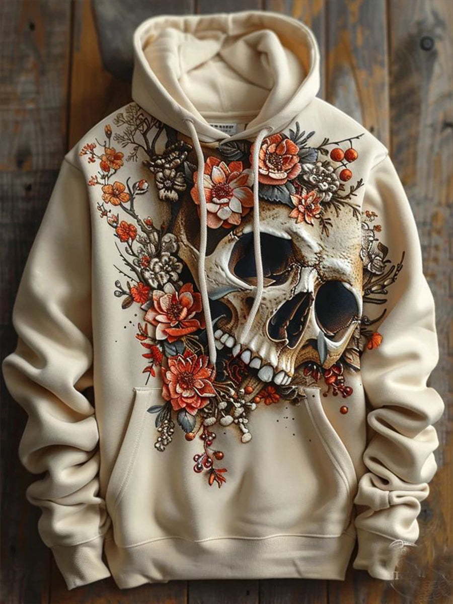 Halloween-Skelette für Männer Übergroße Schulter-Hoodie
