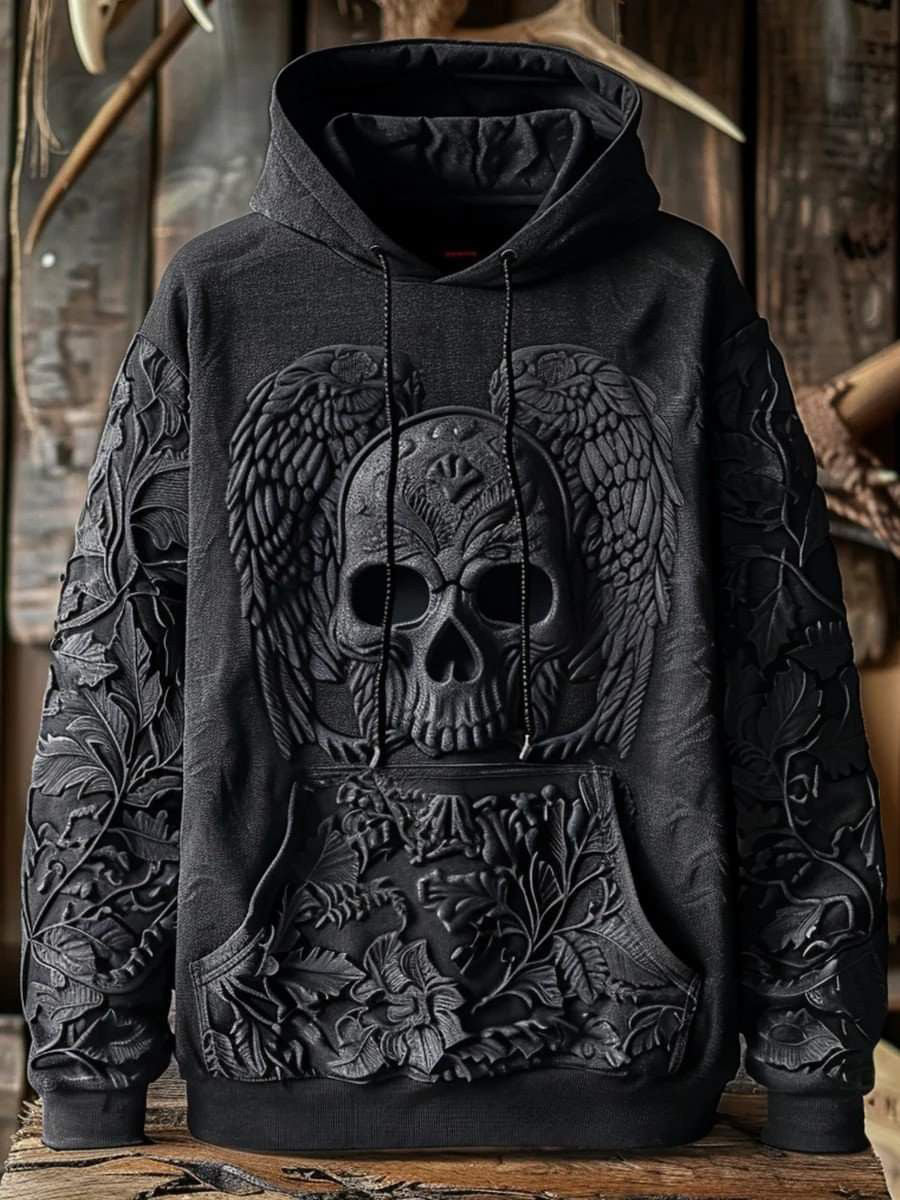 Halloween-Skelette für Männer Übergroße Schulter-Hoodie