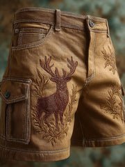 Westliche Elch-Shorts für Herren