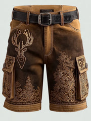 Westliche Elch-Shorts für Herren