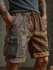 Westliche Elch-Shorts für Herren