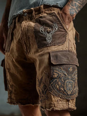 Westliche Elch-Shorts für Herren