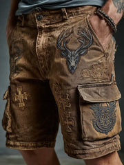 Westliche Elch-Shorts für Herren