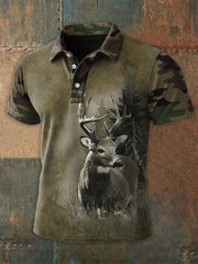 Herren Casual Western Style Kontrast farbe Hemd