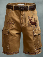 Westliche Elch-Shorts für Herren