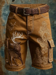 Westliche Elch-Shorts für Herren