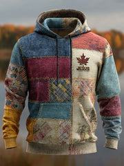 Herren Retro Casual Faith Cross Art Print Übergroße Schulter taschen Hoodie