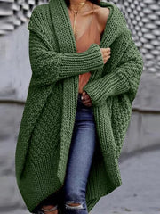 Damen-Strickjacke mit Batwing-Ärmel