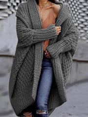 Damen-Strickjacke mit Batwing-Ärmel