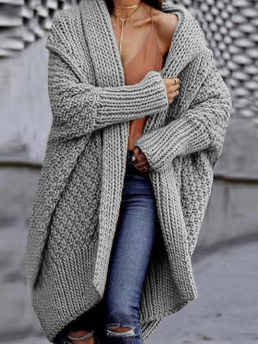Damen-Strickjacke mit Batwing-Ärmel