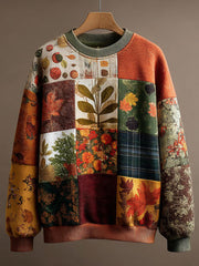 Herbst gefallenes Damen Sweatshirt gedruckt