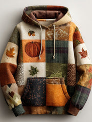 Gedruckter Kapuzen pullover für Damen Herbst gefallen