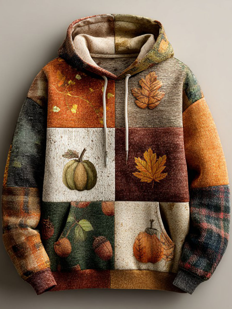 Gedruckter Kapuzen pullover für Damen Herbst gefallen