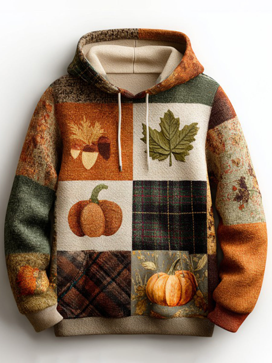 Gedruckter Kapuzen pullover für Damen Herbst gefallen